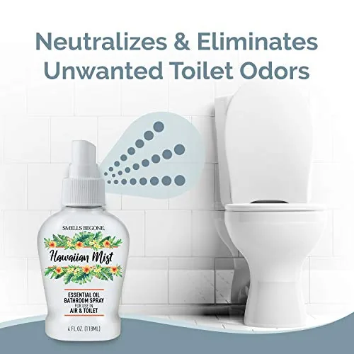 SMELLS BEGONE Bathroom & Toilet Spray — Hawaiian Mist, 4 oz — view 2