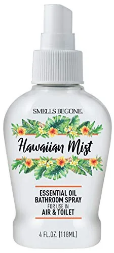 SMELLS BEGONE Bathroom & Toilet Spray — Hawaiian Mist, 4 oz
