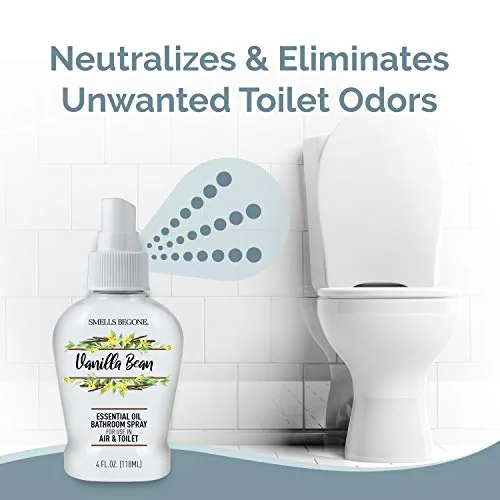 SMELLS BEGONE Bathroom & Toilet Spray — Vanilla Bean, 4 oz — view 2