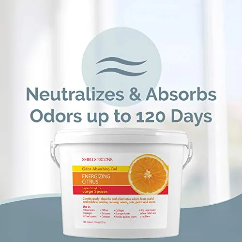 SMELLS BEGONE Gallon Odor Absorber Gel — Energizing Citrus — view 2