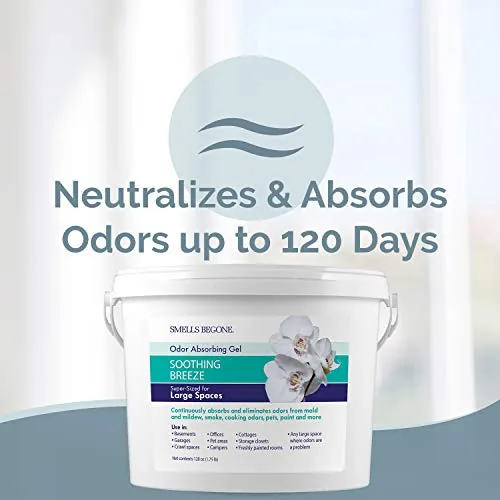 SMELLS BEGONE Gallon Odor Absorber Gel — Soothing Breeze — view 3