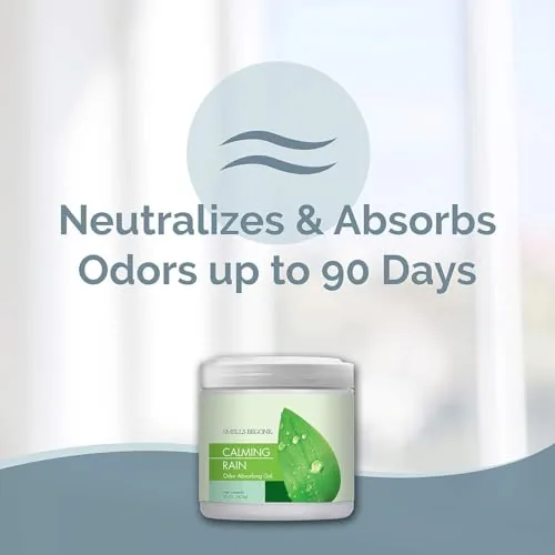 SMELLS BEGONE Odor Absorbing Gel — Calming Rain, 6-Pack — view 2