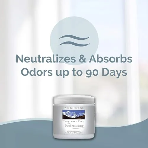 SMELLS BEGONE Odor Absorbing Gel — Fragrance Free, 6-Pack — view 2