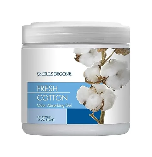 SMELLS BEGONE Odor Absorbing Gel — Fresh Cotton, 15 oz