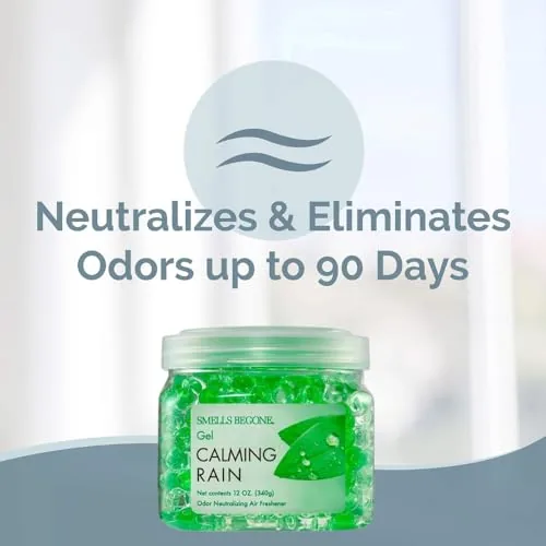 SMELLS BEGONE Odor Eliminator Gel — Calming Rain, 12 oz — view 2