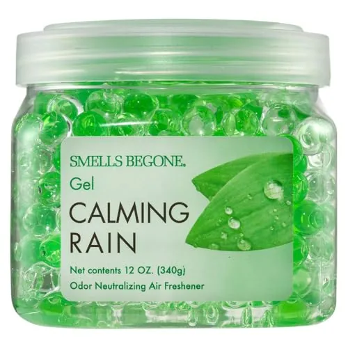 SMELLS BEGONE Odor Eliminator Gel — Calming Rain, 12 oz