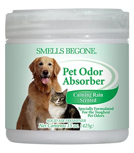 SMELLS BEGONE Pet Odor Absorber — Calming Rain, 15 oz